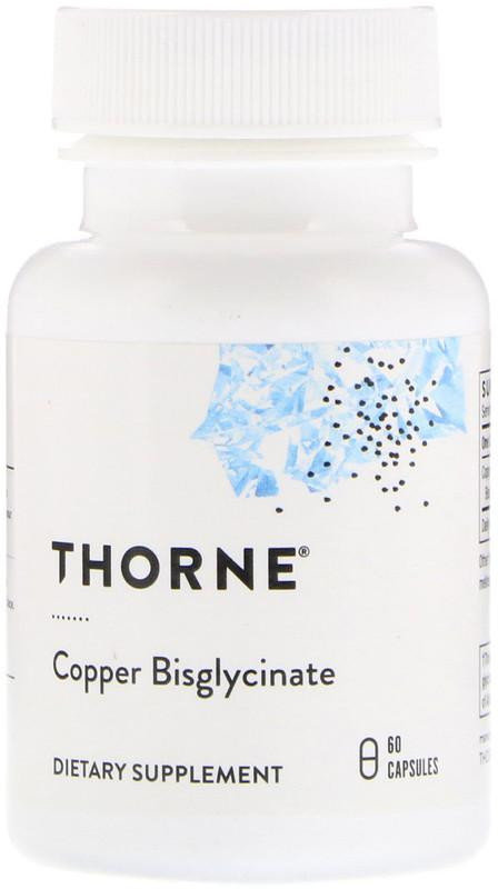 Акція на Thorne Research Copper Bisglycinate 60 Veg Caps Медь від Stylus