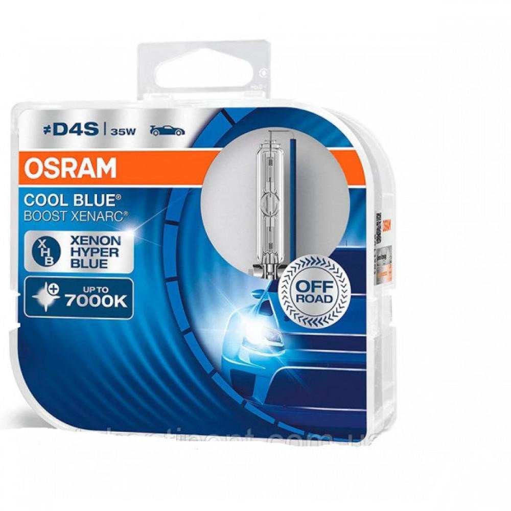 Акція на Лампа ксеноновая Osram D4S 66440CBB-DUO Cool Blue Boost 2 шт від Stylus