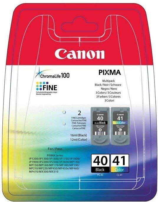 

Canon PG-40Bk/CL-41 Color MultiPack (0615B043)