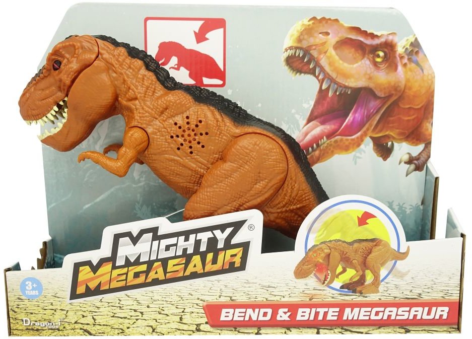 

Игрушка Могучий Мегазавр T-Rex рычащий и кусающий 30 см (80086-2)