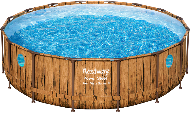 

Бассейн Bestway каркасный 488-122 см 19480 л (56725) (фильтр-насос, лестница, тент, окно 4 шт)