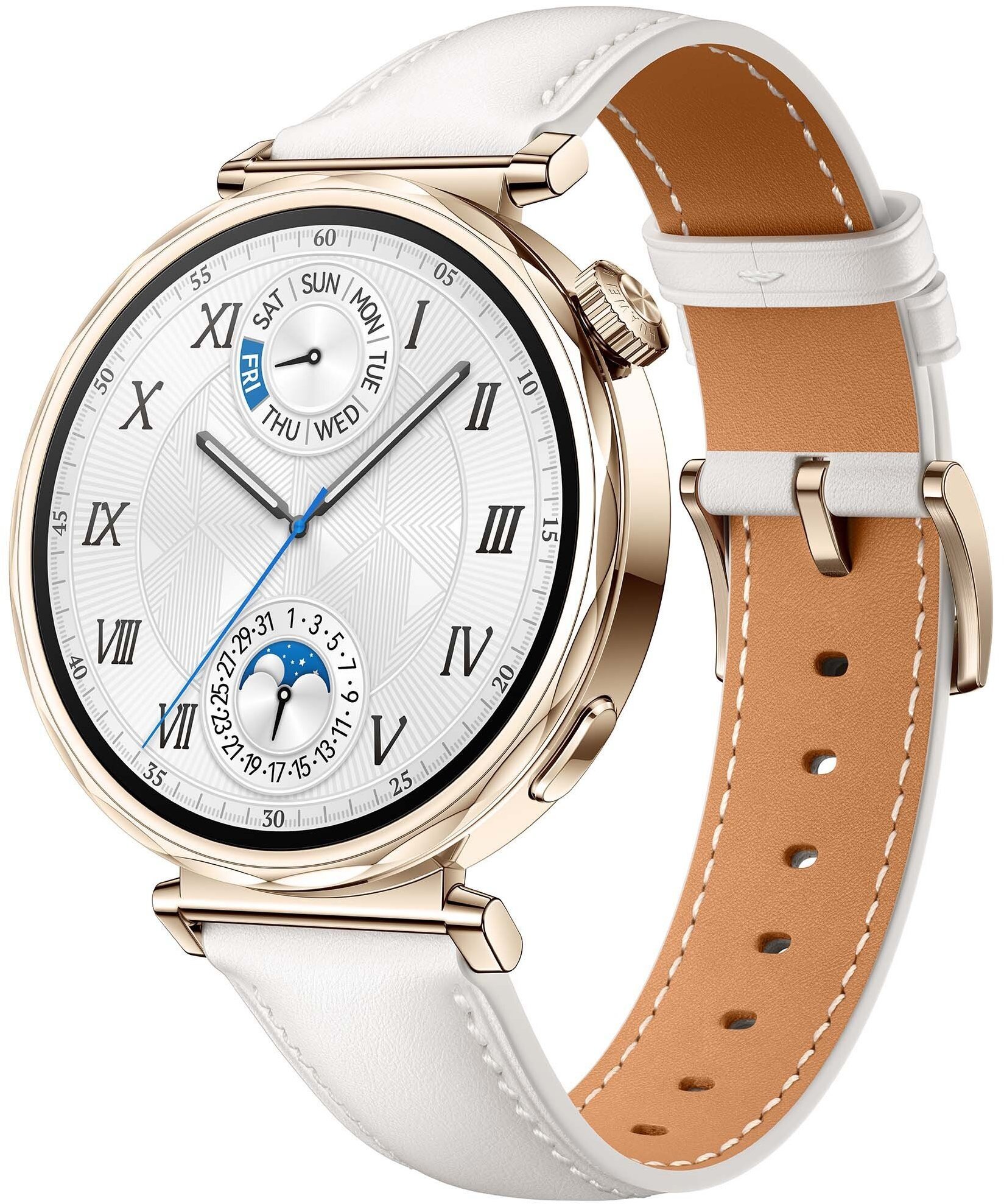 Акція на Huawei Watch Gt 5 41mm White Leather від Stylus