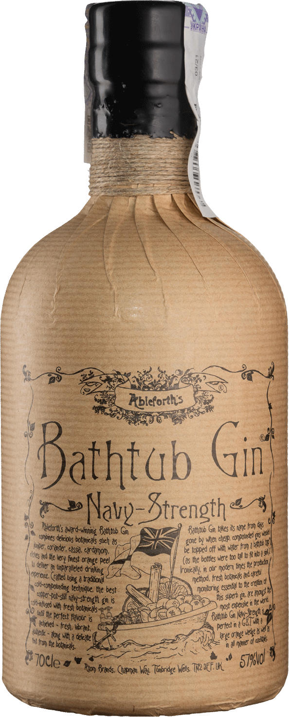 

Джин Bathtub Gin Navy-Strength, 0.7л 57% (BWQ7534)