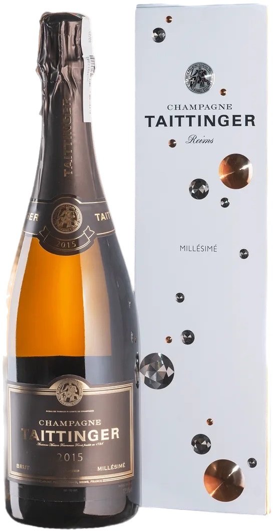 

Брют Taittinger Brut Millesime gift box 2015 білий 0.75л (BWW5017)