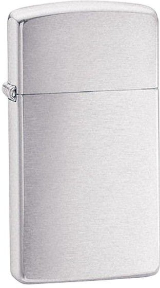 

Зажигалка Zippo узкая Brush Finish Chrome (1600)