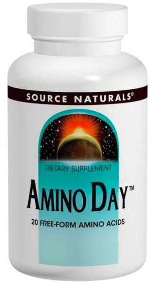 Акція на Source Naturals Amino Day 1,000 mg 120 Tabs Амино День від Stylus