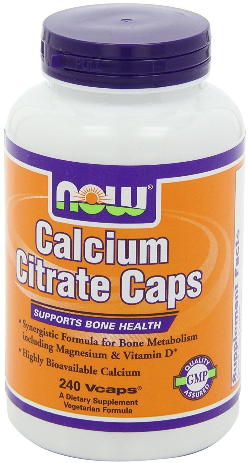 Акція на Now Foods Цитрат кальция Calcium Citrate Veg Capsules 240 caps від Stylus