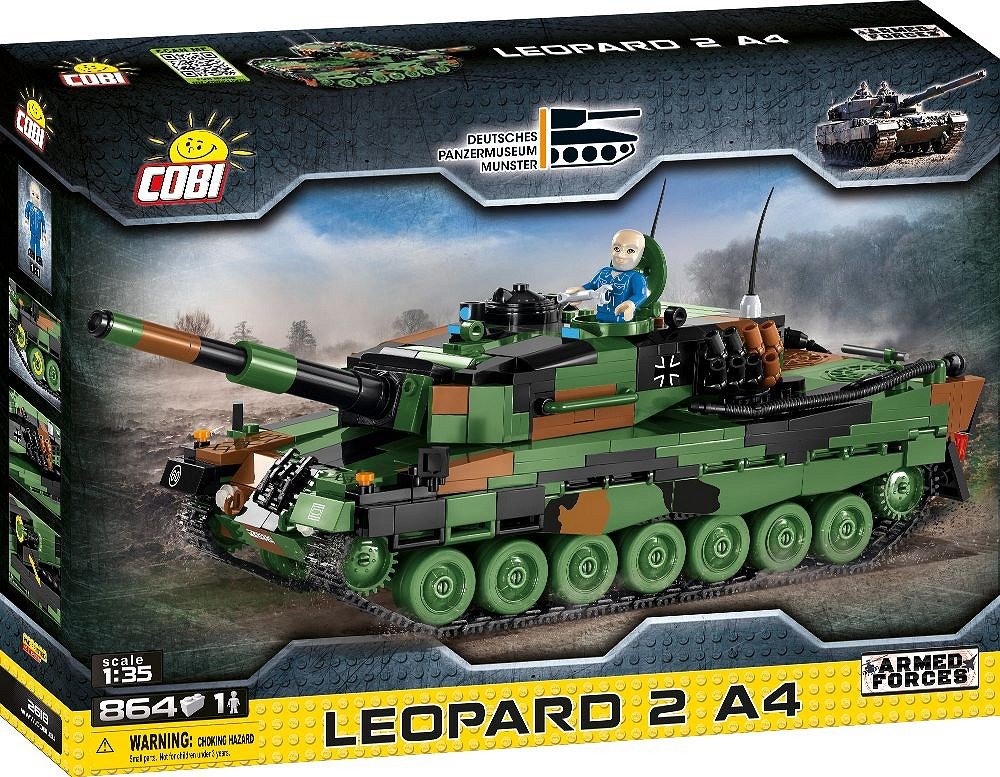 Акція на Конструктор Cobi Танк Леопард 2, 864 деталей від Y.UA