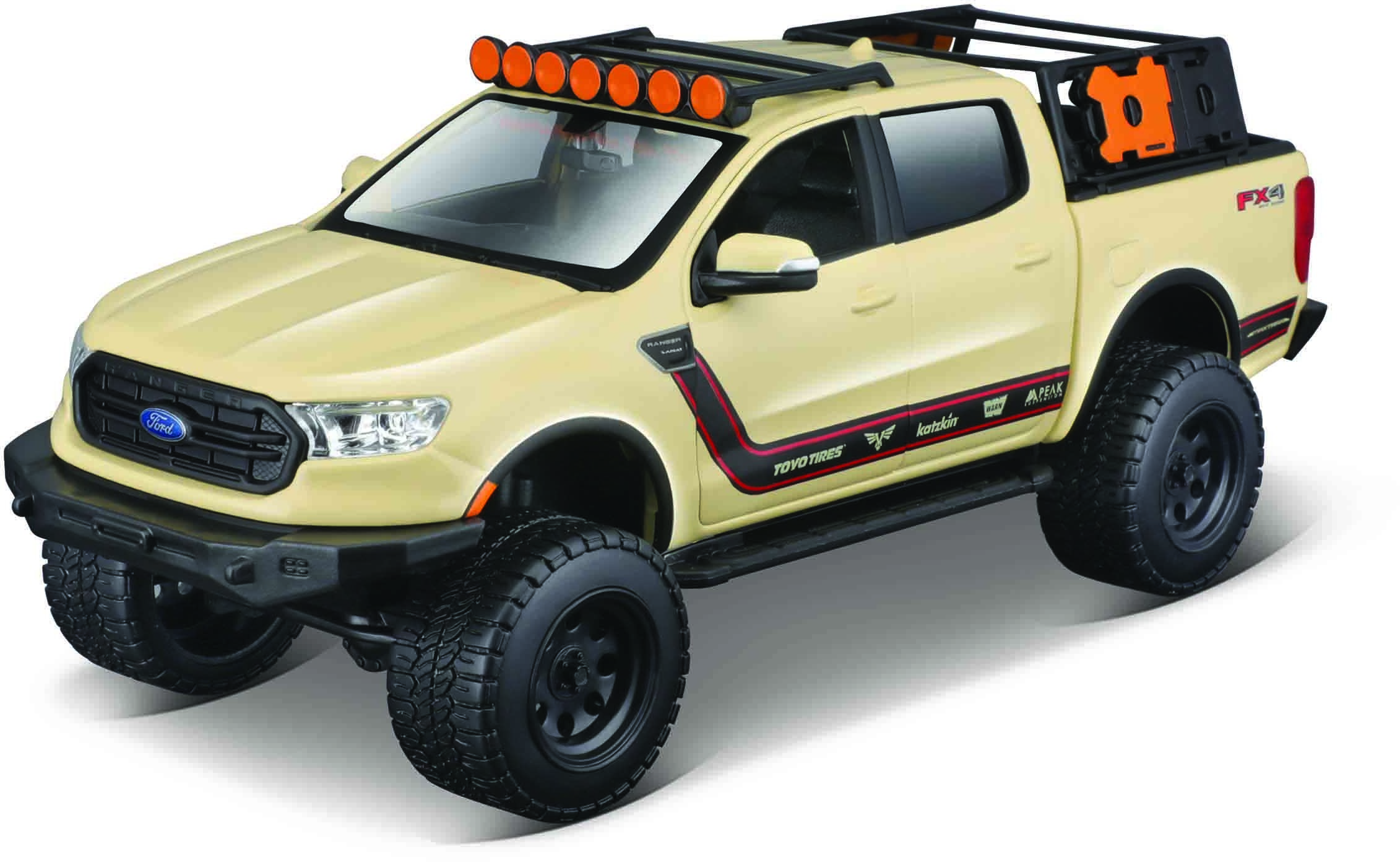 

Автомодель Maisto 2019 Ford Ranger песочный 1:24 (32540 Sand)