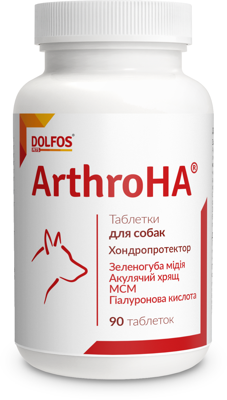 Акція на Витаминно-минеральная добавка Dolfos ArthroHA для лечения болезней суставов у собак 90 табл. (521-90) від Stylus