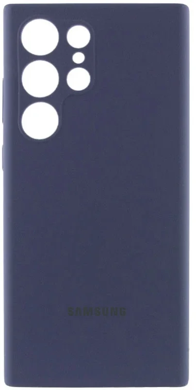 

Lakshmi Premium Silicone Case with Logo Full Camera Midnight Blue for Samsung S938 Galaxy S25 Ultra