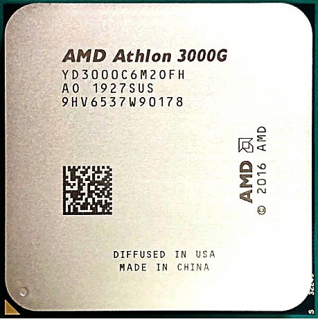 

Amd Athlon 3000G (YD3000C6M2OFB)