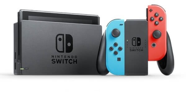 Акція на Nintendo Switch with Neon Blue and Neon Red Joy‑Con від Stylus