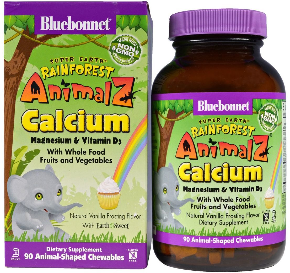 Акція на Bluebonnet Nutrition Rainforest Animalz, Calcium Magnesium And Vitamin D3, Natural Vanilla Frosting Flavor, 90 Animal-Shaped Chewables (BLB0196) від Stylus