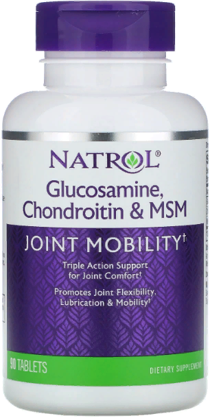 Акція на Natrol Glucosamine, Chondroitin And MSM, 90 Tablets (NTL-00228) від Stylus