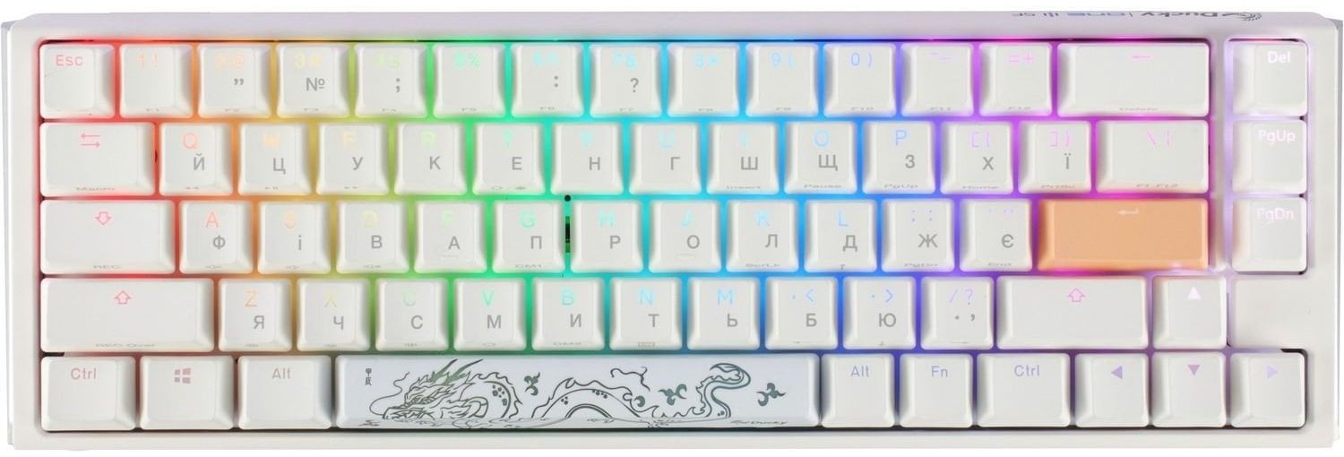 Акція на Ducky One 3 Sf Cherry Mx Brown Rgb White Ua (DKON2167ST-BUAPXPWWWSC1) від Stylus