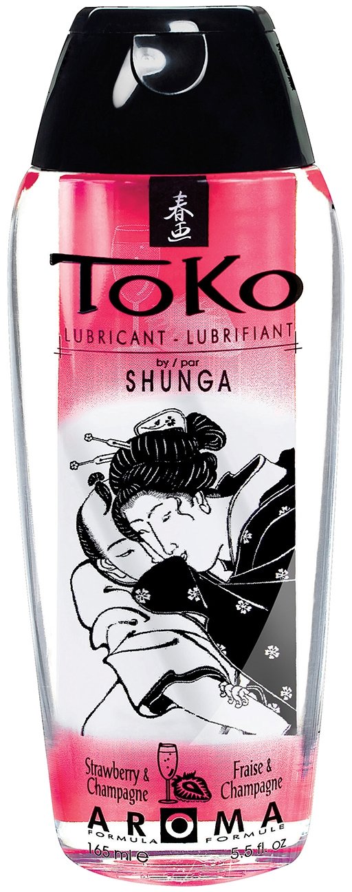 

Оральный лубрикант со вкусом клубники и шампанского Shunga Toko Lubricant, 165 мл