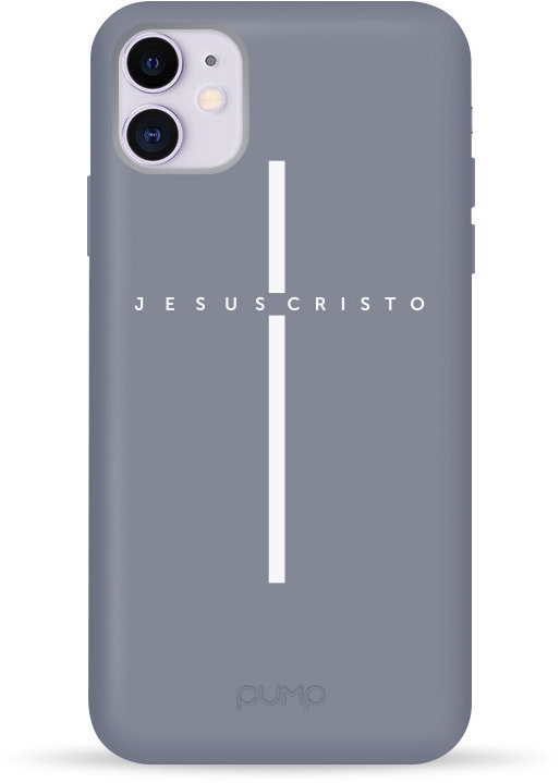 

Pump Silicone Minimalistic Case Jesus Cristo (PMSLMN11-6 / 250) for iPhone 11