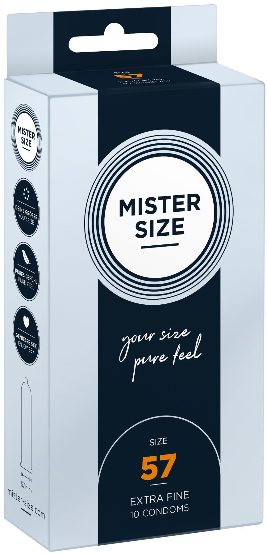 

Презервативи Mister Size 57 (10 pcs)