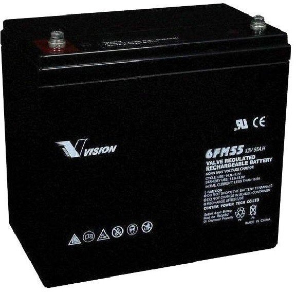 

Акумуляторна батарея Vision FM, 12V, 55Ah, Agm (6FM55E-X)