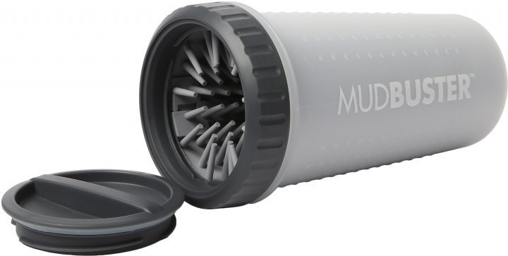 

Лапомойка Dexas MudBuster Lidded Pro для собак большая с крышкой светло-серая (PW720L-429)