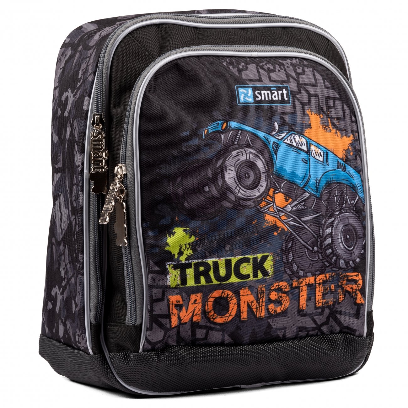 

Шкільний рюкзак Smart H-55 Monster Truck чорний (558026)