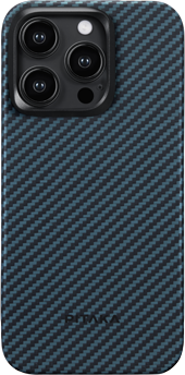 

Pitaka MagEZ Case 4 Twill 1500D Black/Blue (KI1508P) для iPhone 15 Pro