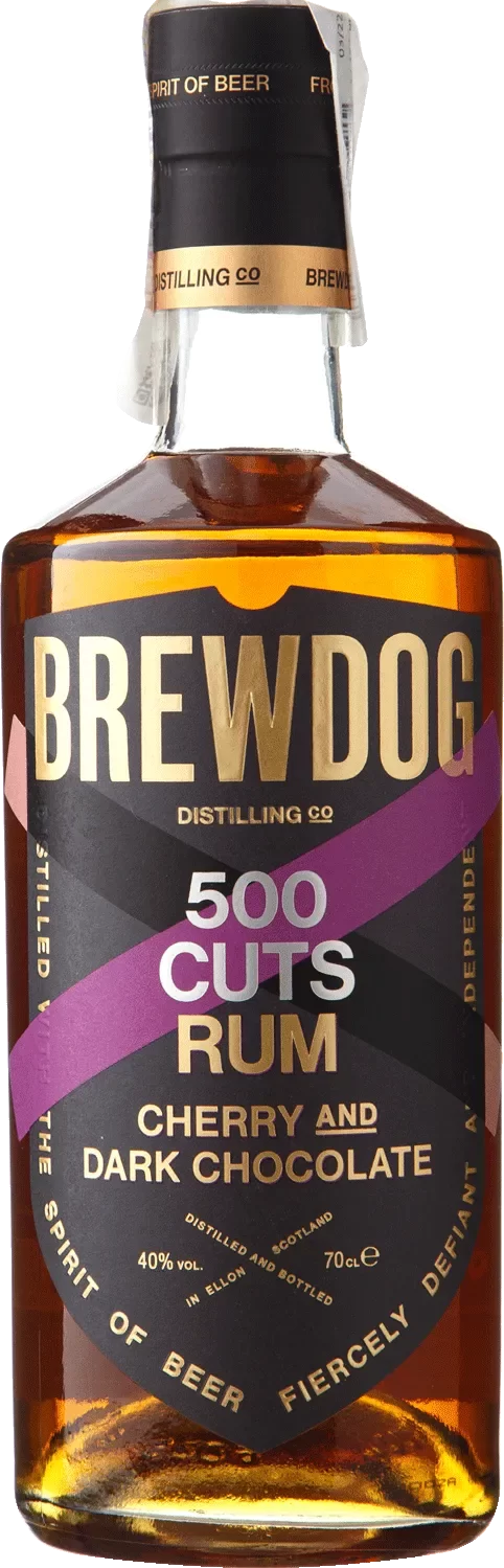 Акція на Ром BrewDog 500 Cuts Cherry and Dark Chocolate Rum 0.7 л (BWW3999) від Stylus