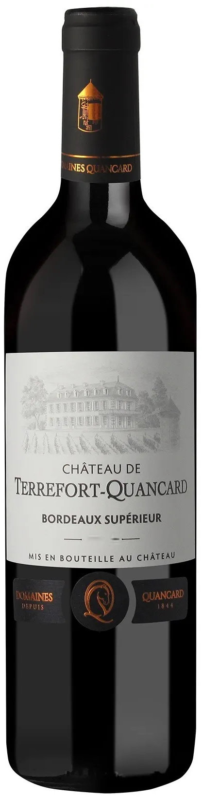 

Вино Cheval Quancard Chateau de Terrefort-Quancard Bordeaux Superieur AOC, красное сухое, 11-14.5% 0.75л (MAR3176481023726)