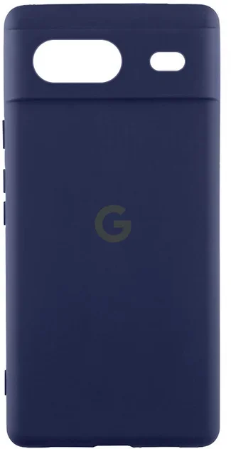 

Lakshmi Premium Silicone Case з Logo Full Camera Midnight Blue для Google Pixel 8a