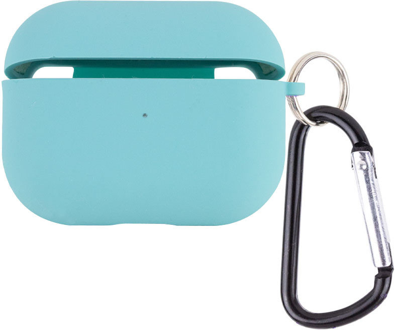 

Tpu Silicone Case з Carabiner Marine Green для Apple AirPods Pro 2/Pro