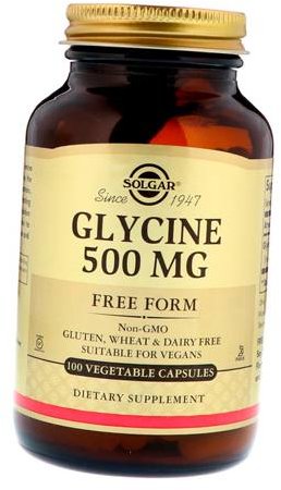 Акція на Solgar Glycine, 500 mg, 100 Veg Caps Глицин від Stylus
