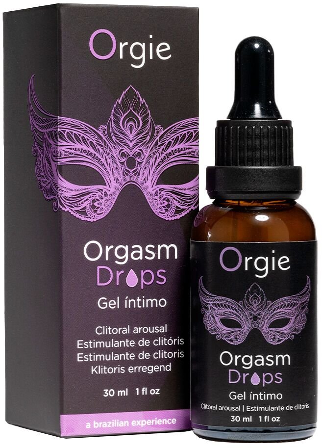 

Збудливі краплі для клітора Orgie Orgasm Drops, 30 мл, ефект розігріву та охолодження