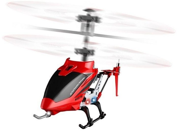 Акція на Вертолёт S107H Syma с 2,4 Ггц управлением, светом, барометром и гироскопом (22 см) від Stylus