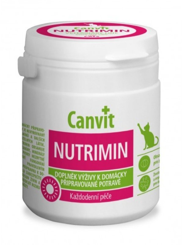 

Вітамінно-мінеральний комплекс Canvit Nutrimin for cats для котів 150 г (can50740)