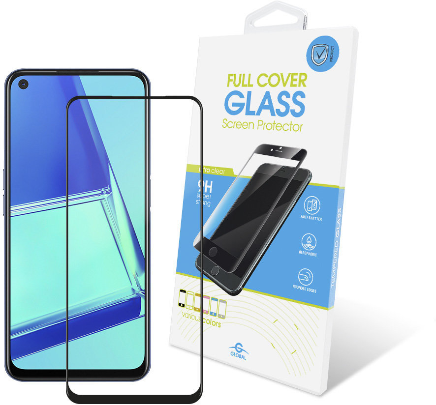 

Global Tempered Glass Full Glue Black for Oppo A52