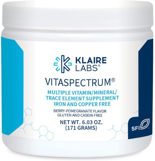 

Klaire Labs (Vitaspectrum) Berry-Pomegranat Витамины и минералы ягодно-гранатовый вкус 171 г