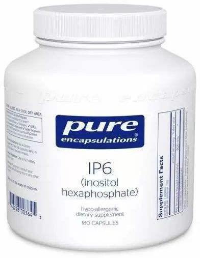 

Pure Encapsulations IP6 Inositol Hexaphosphate 500 mg Инозитол Гексафосфат 180 капсул