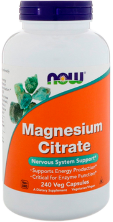 Акція на Now Foods Magnesium Citrate Магний 240 капсул від Stylus