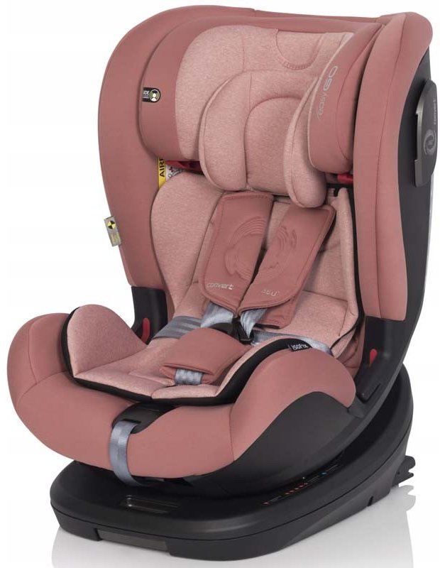 

Автокресло EasyGo Convert izofix 0-36 9024-ECis-08 Rose, розовый