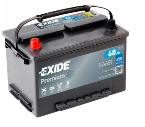 

Автомобільний акумулятор Exide EA681