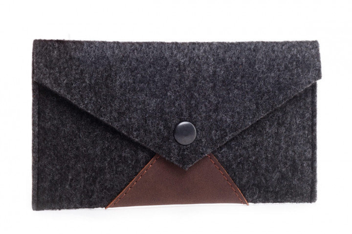 

Gmakin Felt Envelope Case Grey (GP04) up to 5.5"