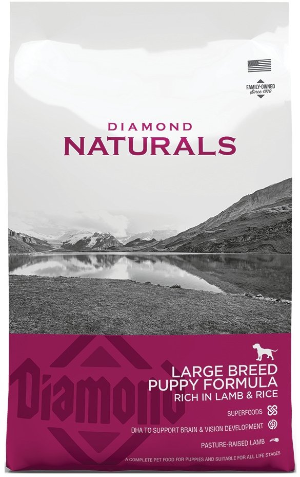 Акція на Сухой корм для собак Diamond Naturals Puppy Large Breed Lamb & Rice 15 кг (dn10062-HT28) від Stylus