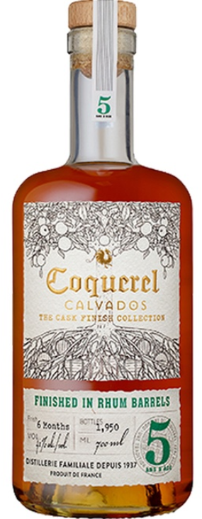 

Кальвадос Coquerel Rhum Finish 5 лет 41 % 0.7 л (WHS3559622211112)