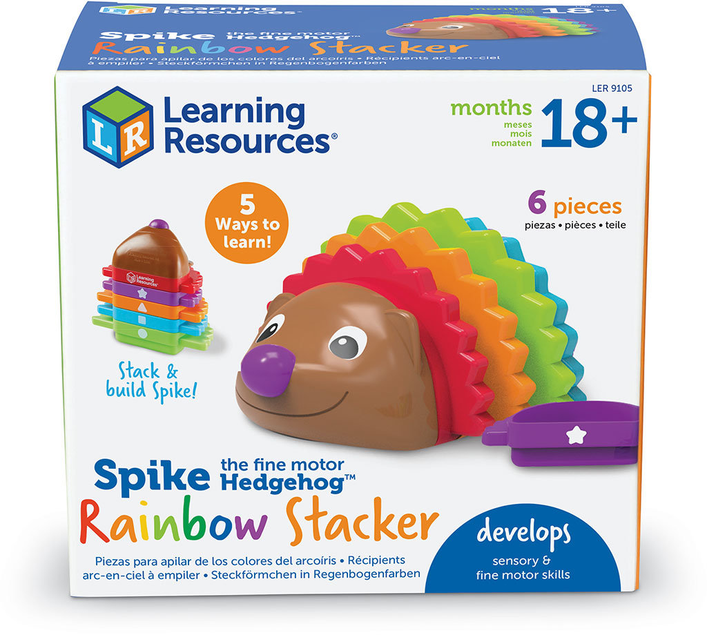 

Навчальний ігровий набір Learning Resources Spike The Fine Motor Hedgehog Барвистий їжачок (LER9105)