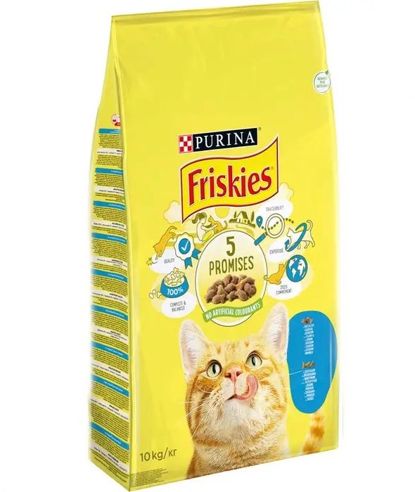 

Сухий корм для котів Friskies з лососем та овочами 10 кг (5997204515469)