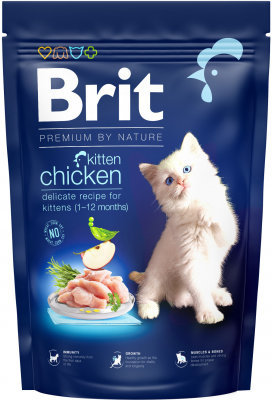 Акція на Сухий корм Brit Premium by Nature Cat Kitten для кошенят з куркою 1.5 кг (8595602553112) від Y.UA