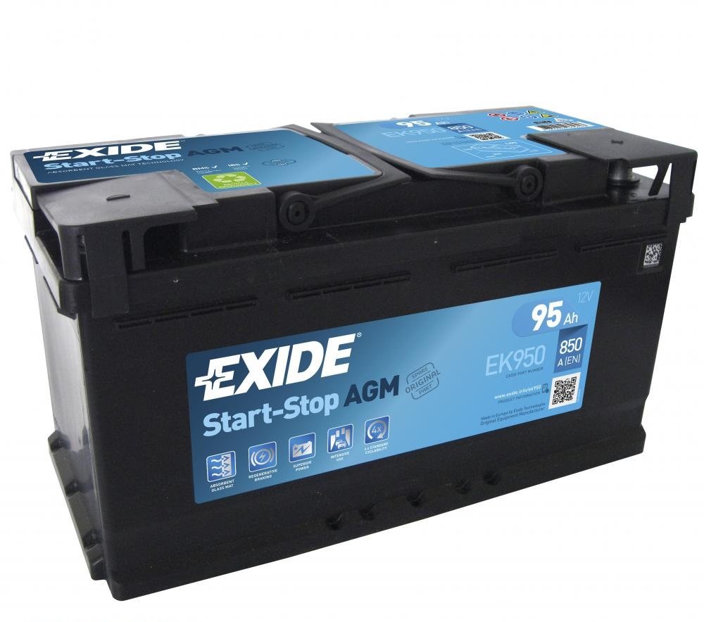 Акція на Автомобильный аккумулятор Exide 6СТ-95 АзЕ Agm EK950 від Stylus