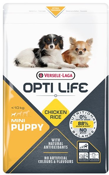 Акція на Сухий корм Opti Life Puppy Mini для цуценят міні та малих порід 2.5 кг (59193) від Y.UA