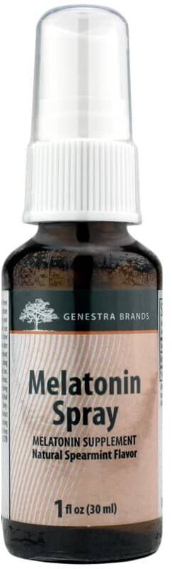 

Genestra Brands, Melatonin Spray, Sleep Support in Easy Dosing Spray, Spearmint Flavor, 1 fl oz (30 ml) (GEN-14170)